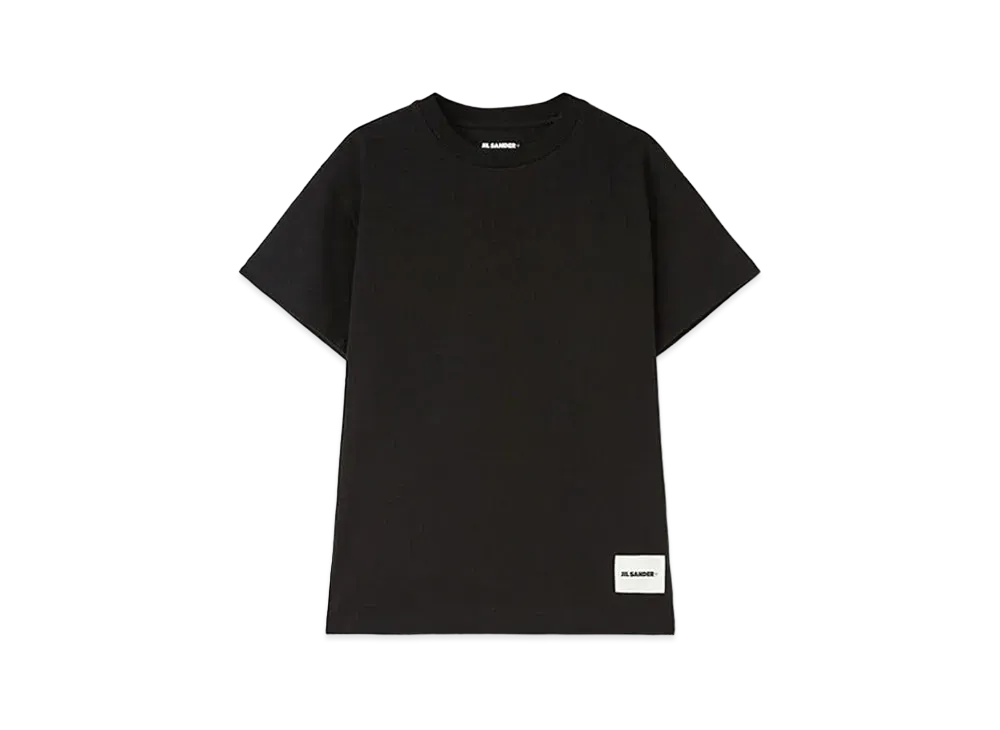 ジルサンダー 3パックTシャツ "ブラック" JPUT706530-MT248808