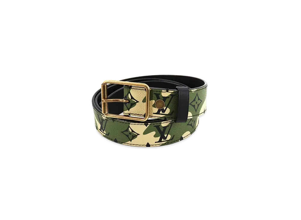 Louis Vuitton x Takashi Murakami Monogram Camouflage Belt