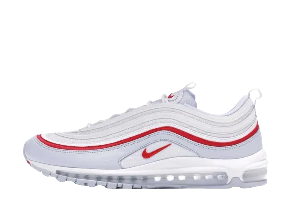 ナイキ エアマックス97 OG "ピュアプラチナム/ホワイト/ユニバーシティレッド"