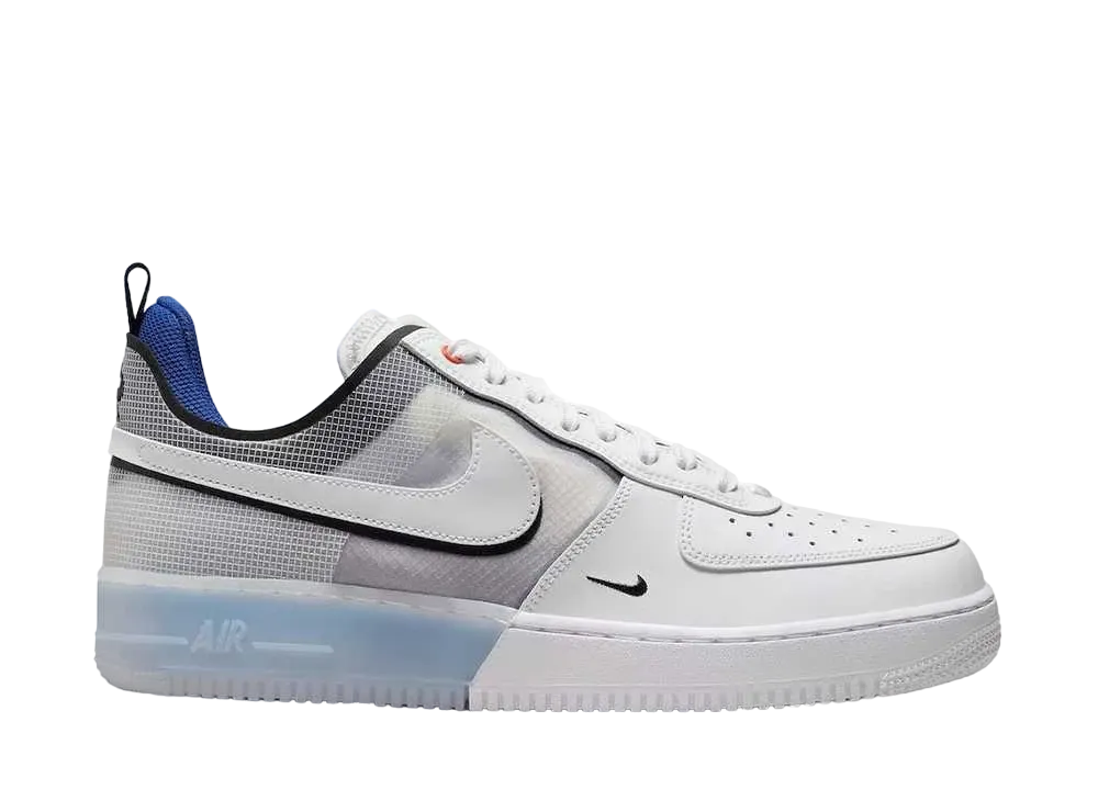 Nike Air Force 1 Low React "White/White Light Photo Blue"
