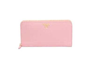PRADA Saffiano Metal Wallet "Petalo"