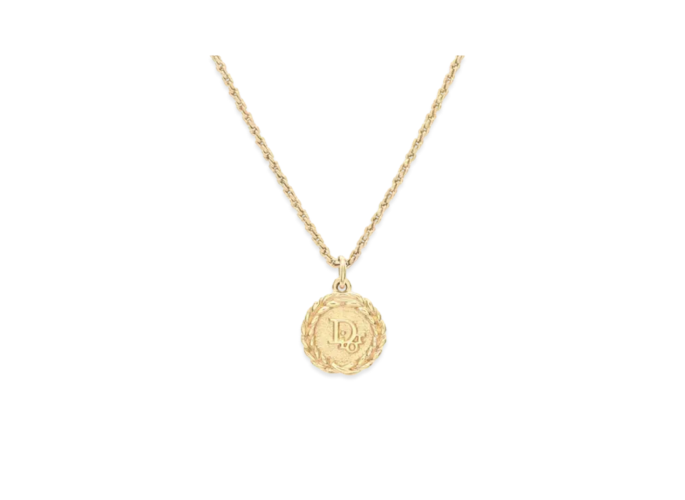 Dior Logo Necklace "Gold"