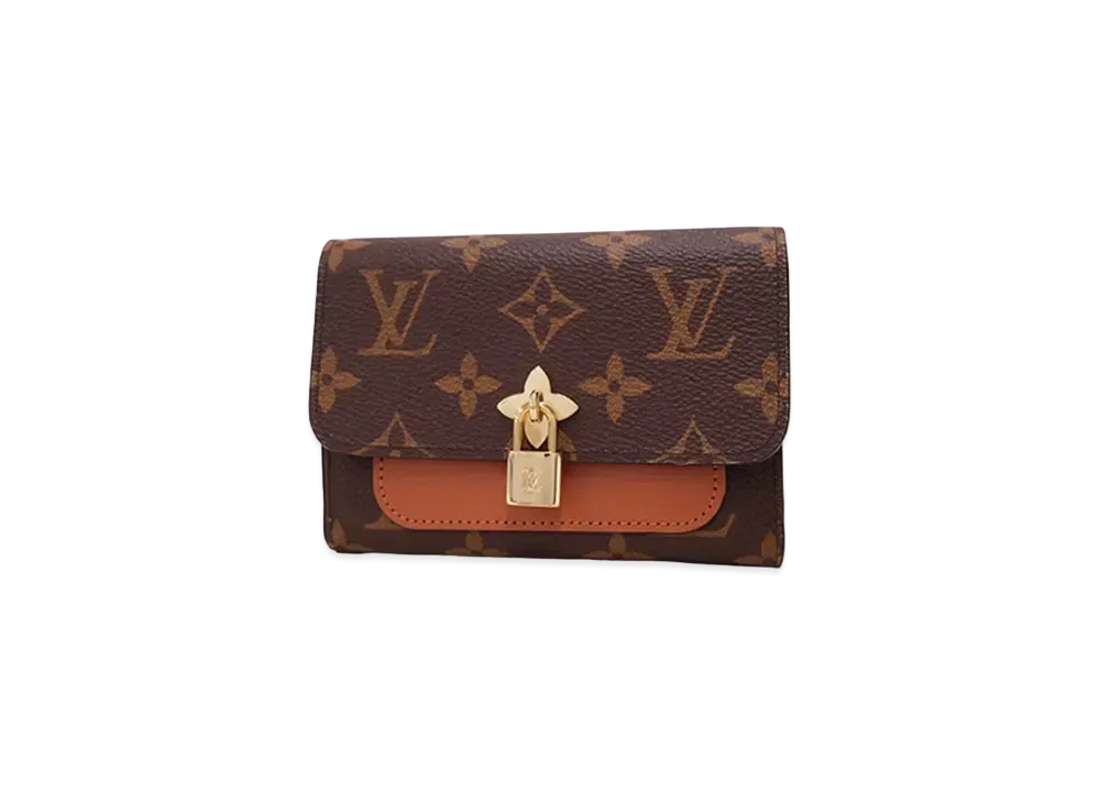 Louis Vuitton Flower Compact Wallet "Caramel"