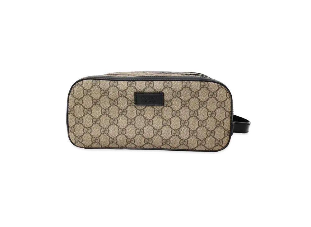 GUCCI GG Supreme Clutch Bag "Beige"