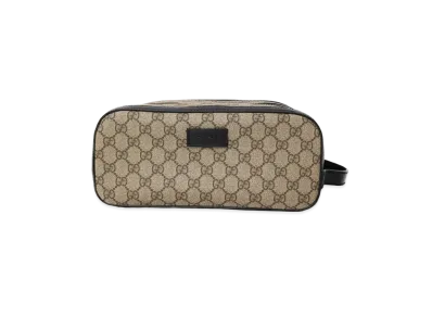 GUCCI GG Supreme Clutch Bag "Beige"