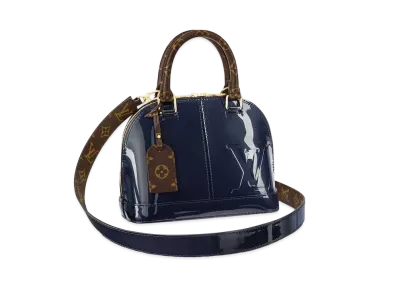 Louis Vuitton Alma BB Monogram Vernis "Marine"