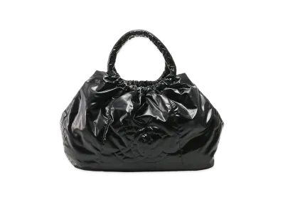 CHANEL Coco Mark Nylon Bag "Black"