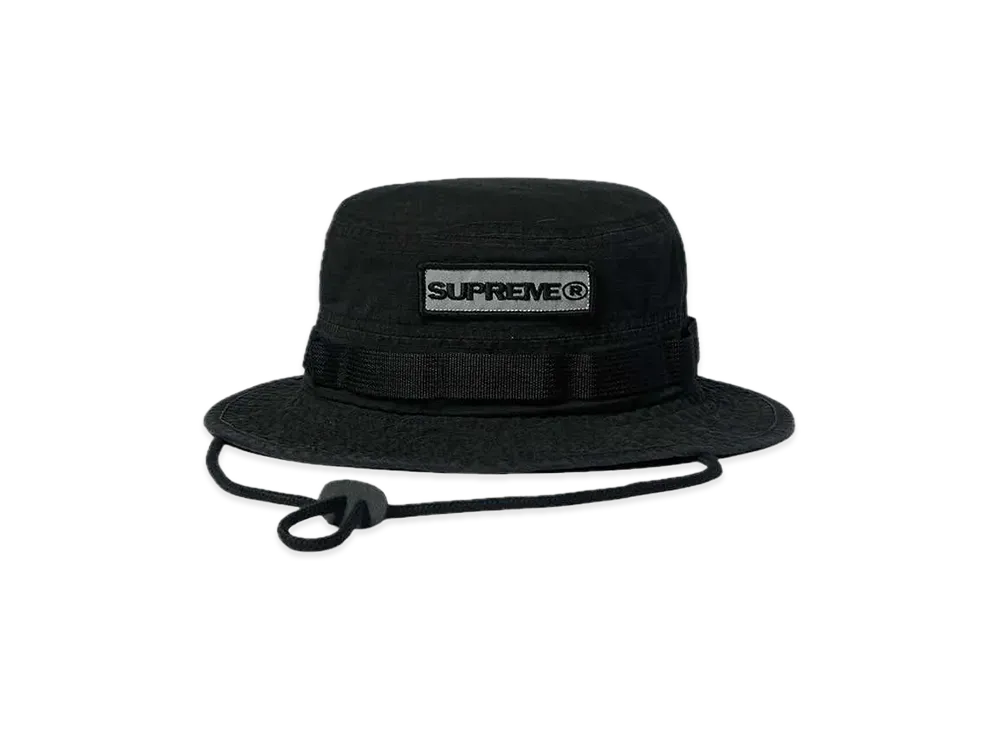 Supreme Reflective Patch Boonie "Black"