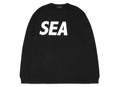 WIND AND SEA SEA L/S T-SHIRT "Black Silver"