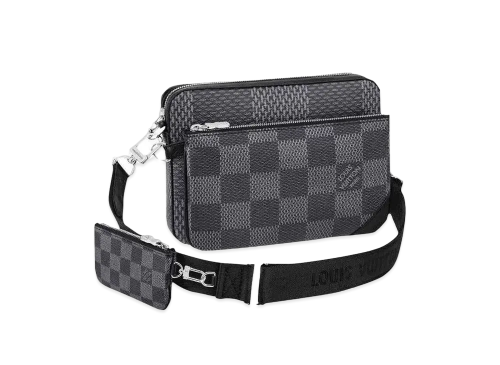 ルイヴィトン トリオ・メッセンジャー ダミエ・グラフィット N50017