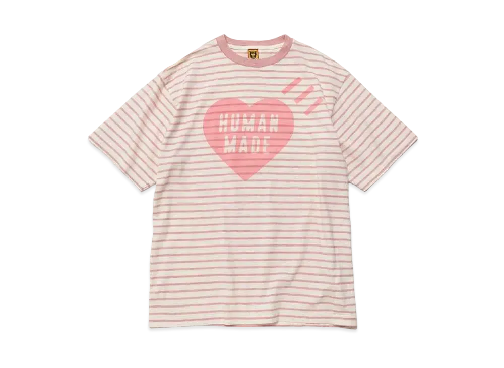 HUMAN MADE BORDER T-SHIRT "Pink"