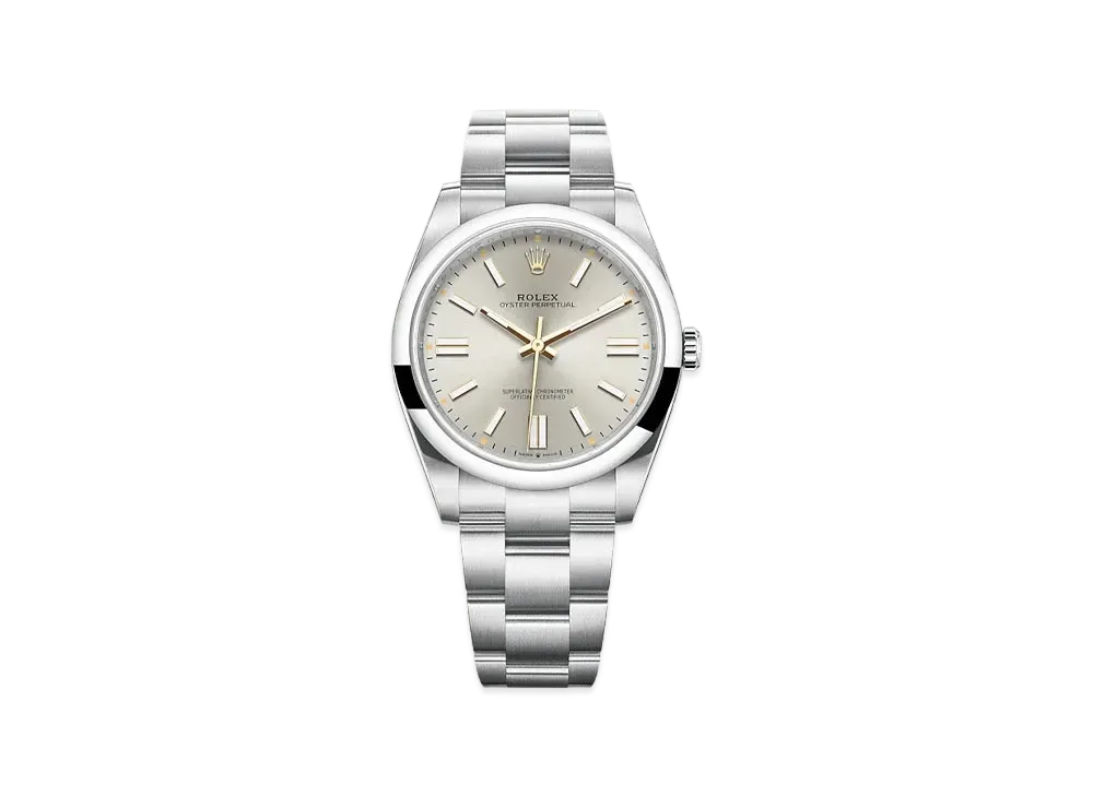 ROLEX Oyster Perpetual 41 Silver Dial 124300