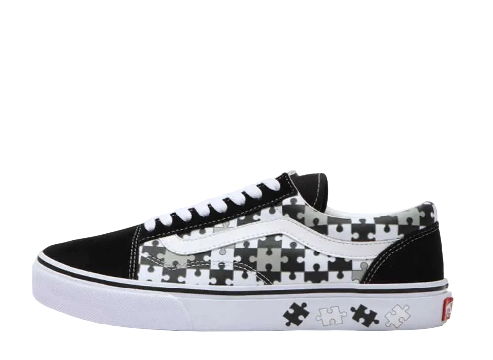 Vans Old Skool V36CF "Puzzle Black/White"