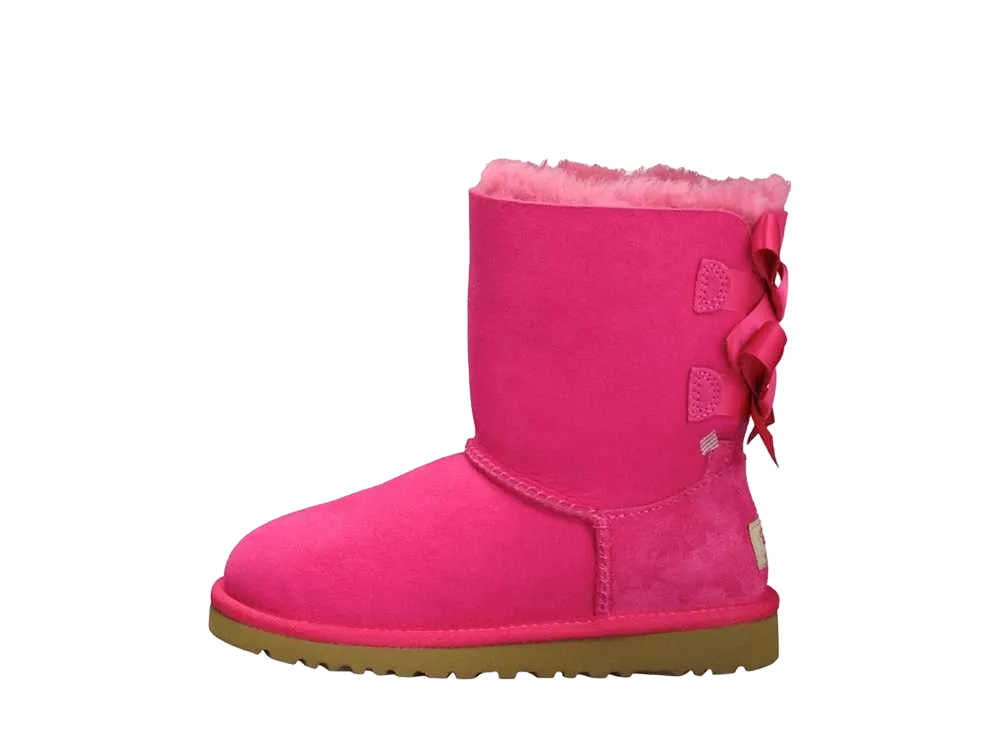 アグ キッズ オーストラリア ベイリー バウ "ピンク"(キッズ)