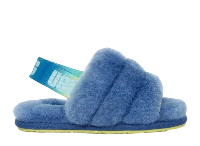UGG Fluff Yeah Slide "Mystic Blue Gradient"