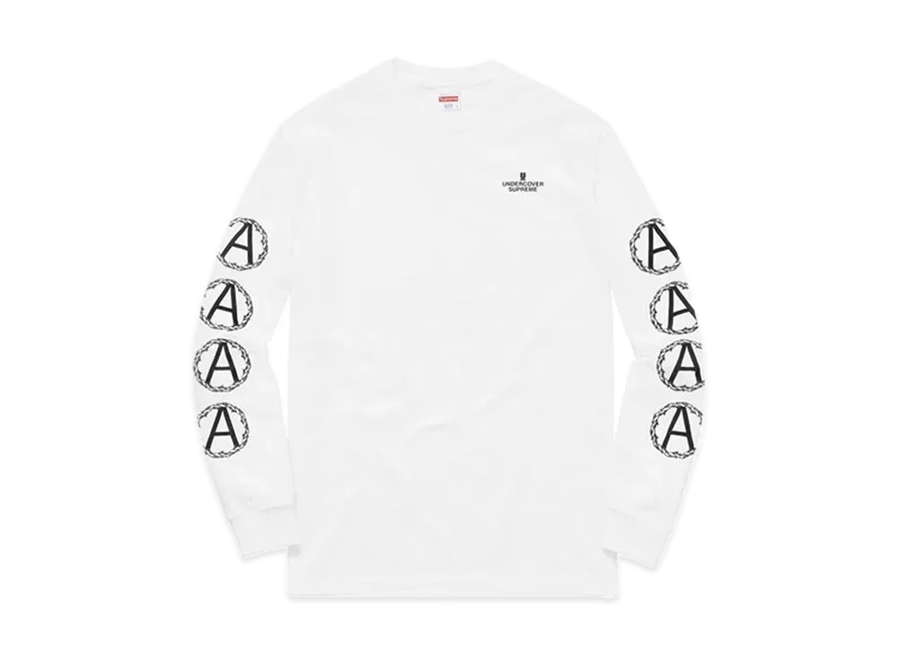 Supreme Undercover Anarchy L/S Tee "White"