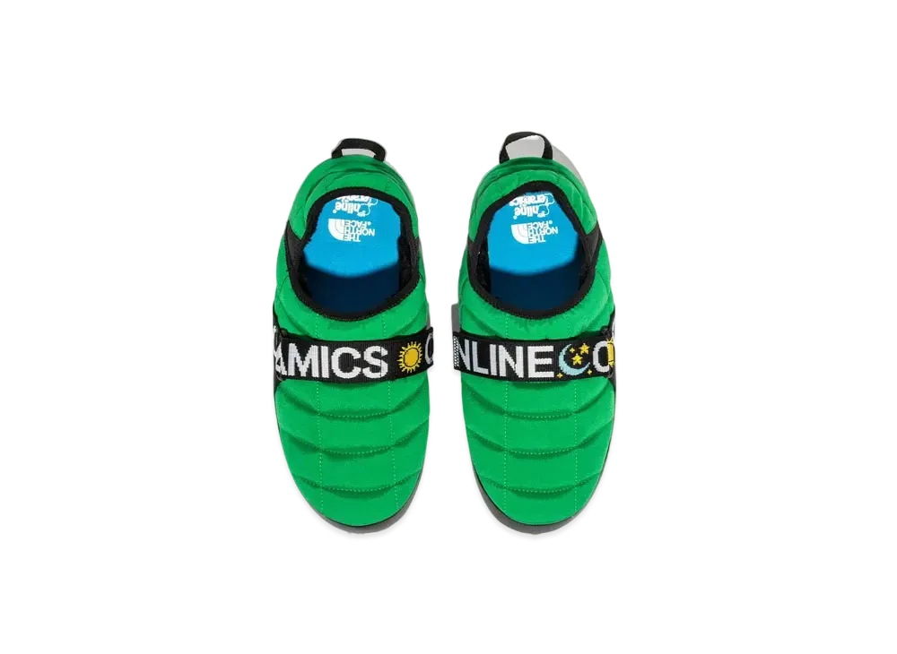 The North Face X ONLINE CERAMICS SHERPA TRACTION MULES "Green"