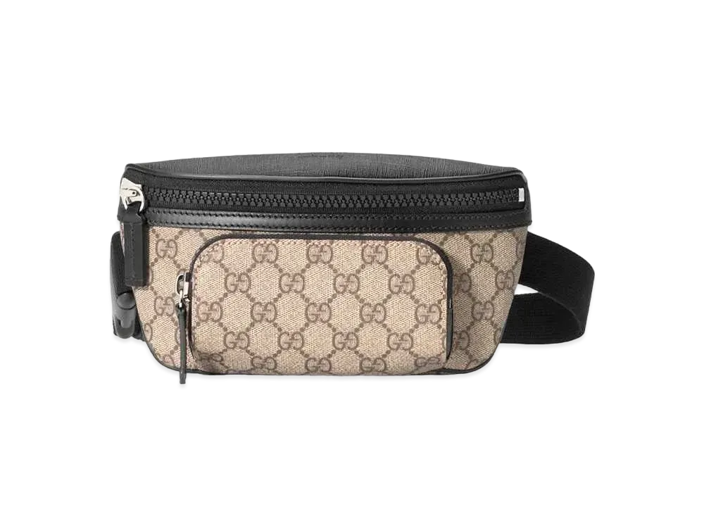 GUCCI GG Supreme Belt Bag "Beige/Ebony"