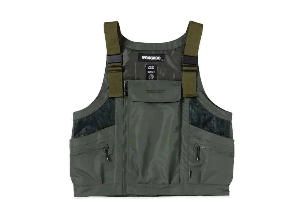 NEIGHBORHOOD TOOL POCKET / N-VEST "Olive Drab"