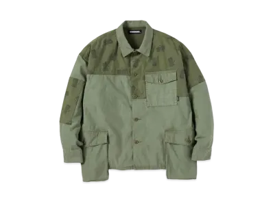 NEIGHBORHOOD BDU . MOD / C-SHIRT . LS "Olive Drab"