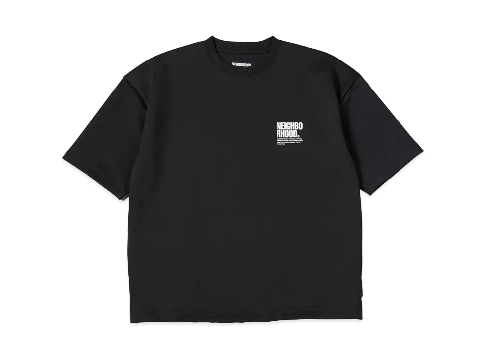 NEIGHBORHOOD JERSEY / E-CREW . SS "Black"