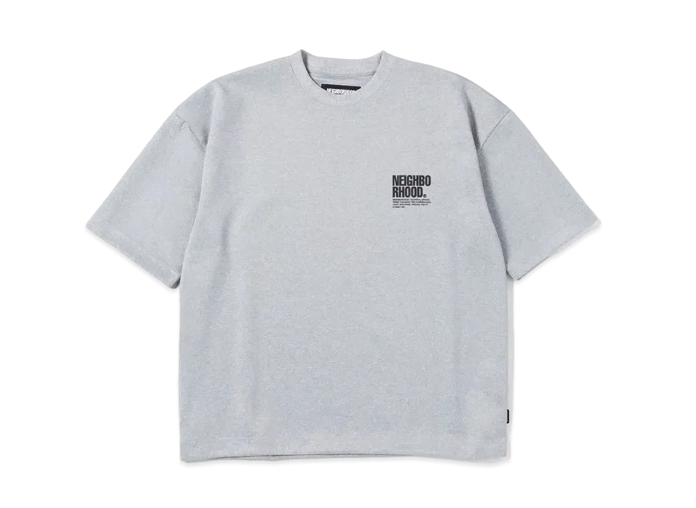 NEIGHBORHOOD JERSEY / E-CREW . SS "Gray"