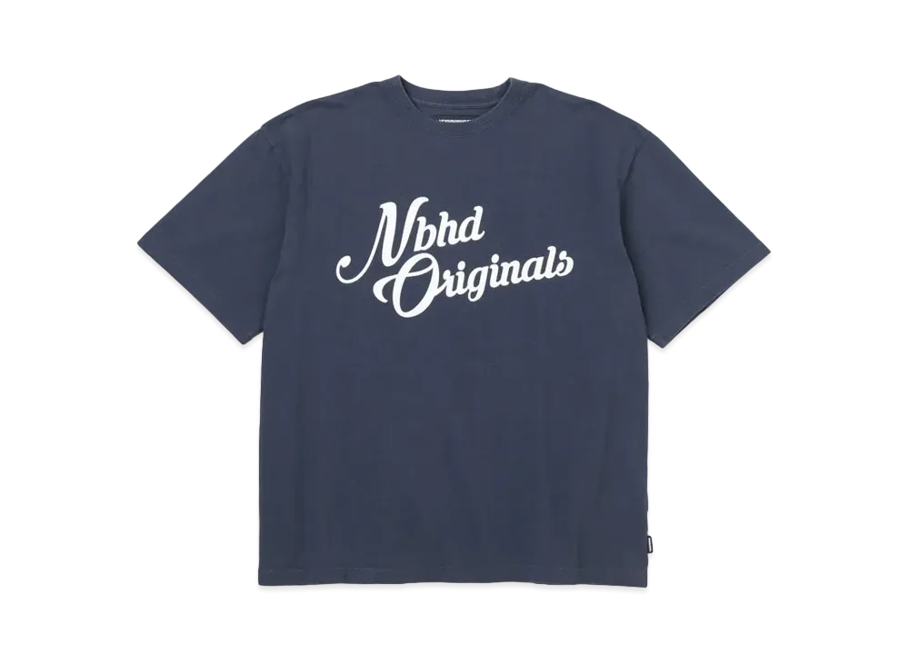 NEIGHBORHOOD SULFUR DYE / C-CREW . SS "Charcoal"