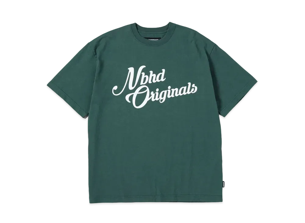 NEIGHBORHOOD SULFUR DYE / C-CREW . SS "Green"