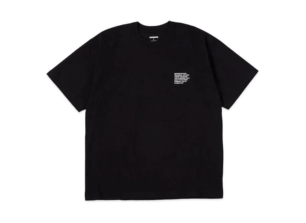 NEIGHBORHOOD NH-5 / C-TEE . SS "Black"