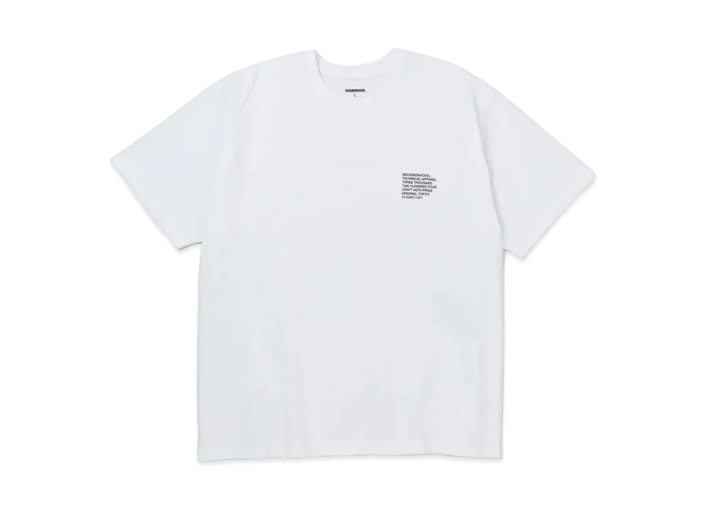 NEIGHBORHOOD NH-5 / C-TEE . SS "White"