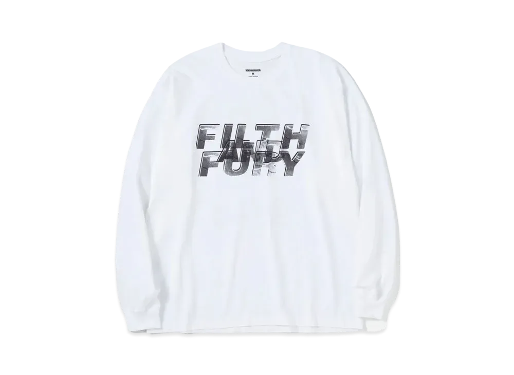 NEIGHBORHOOD NH-5 / C-TEE . LS "White"