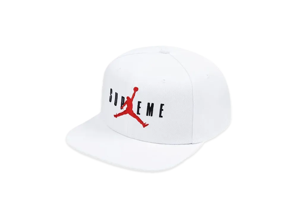 Supreme x Jordan 6-Panel Cap "White"
