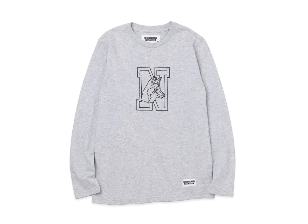 NEIGHBORHOOD OT-4 / C-TEE . LS "Gray"