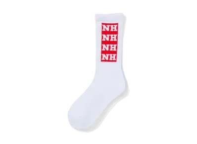 NEIGHBORHOOD NH / CA-SOCKS "White"