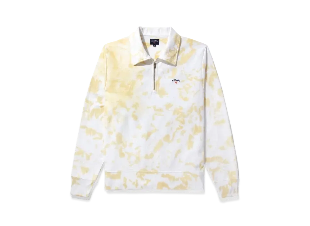 Noah Splatter Dye Pullover "Yellow"