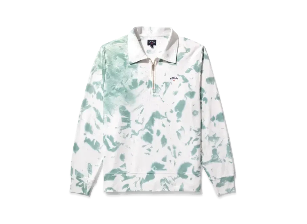 Noah Splatter Dye Pullover "Green"