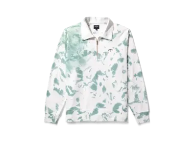Noah Splatter Dye Pullover "Green"