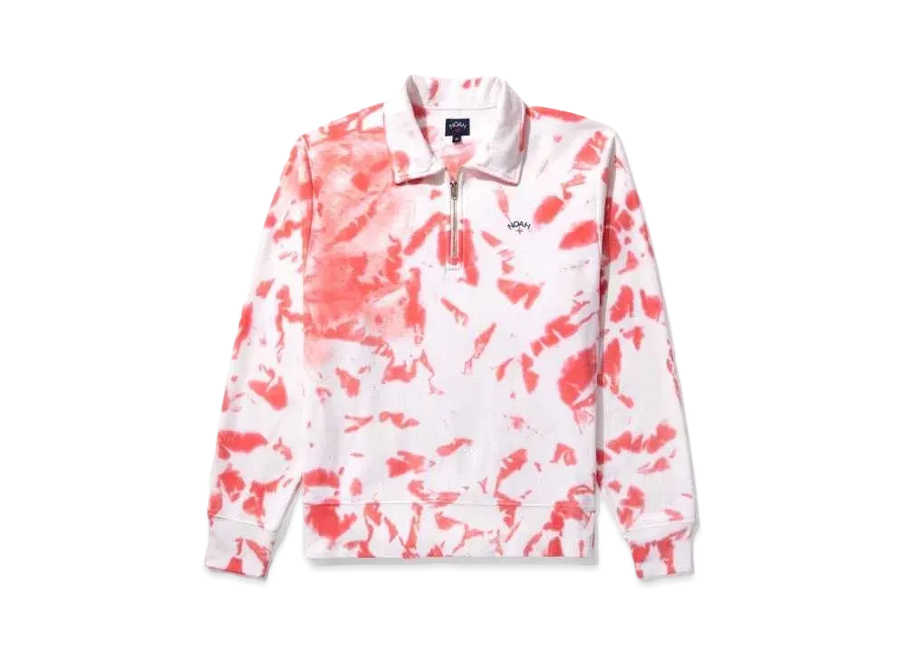 Noah Splatter Dye Pullover "Red"