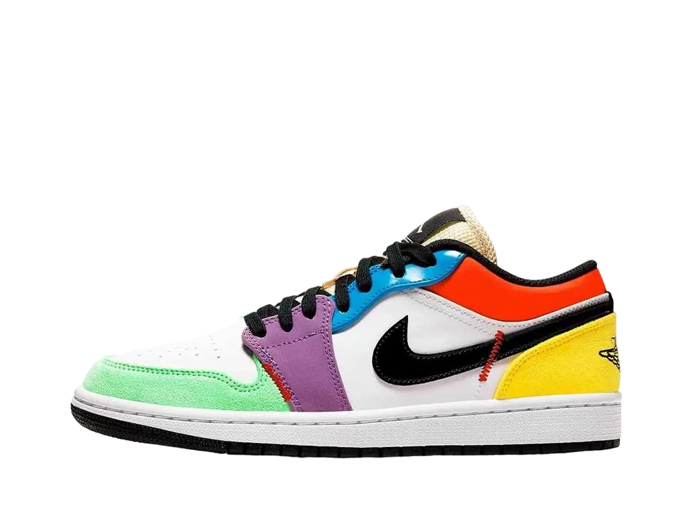 ナイキ ウィメンズ エアジョーダン1 ロー "マルチ カラー"