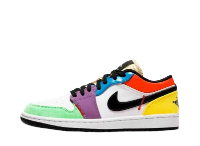 ナイキ ウィメンズ エアジョーダン1 ロー "マルチ カラー"