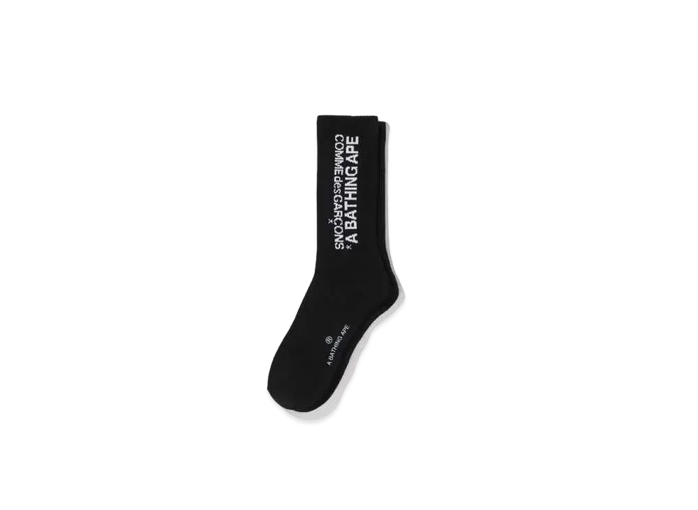 A BATHING APE CDG OSAKA SOCKS "Black"