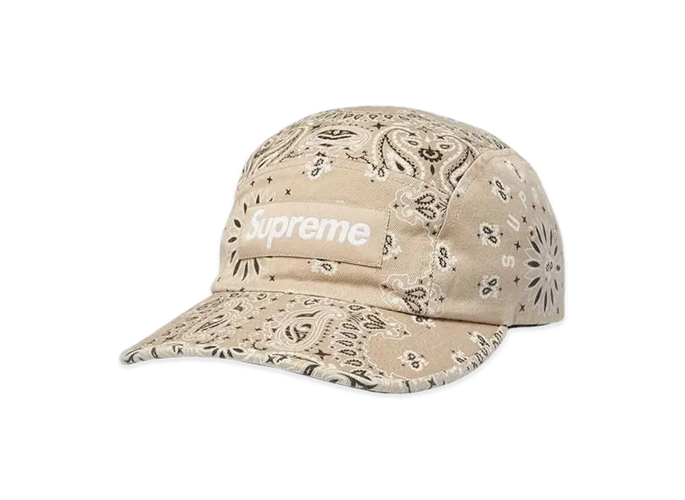 Supreme Bandana Camp Cap "Tan"