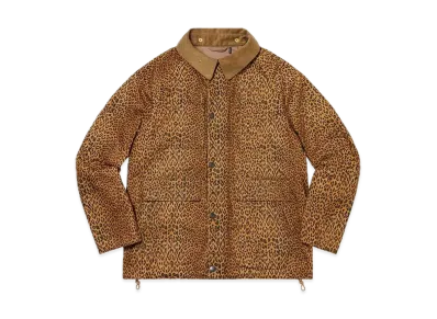 Supreme Barbour Lightweight Waxed Cotton Field Jacket "Leopard"