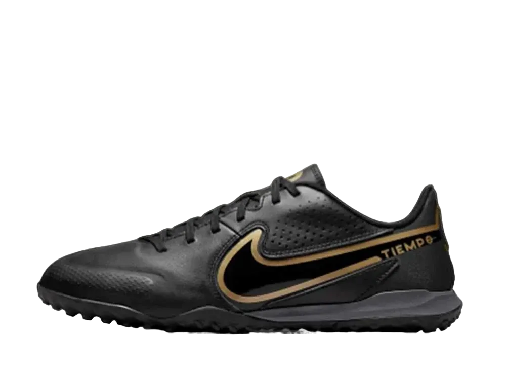 ナイキ ティエンポ レジェンド 9 アカデミー TF "ブラック/アンスラサイト/メタリックゴールド/ブラック"