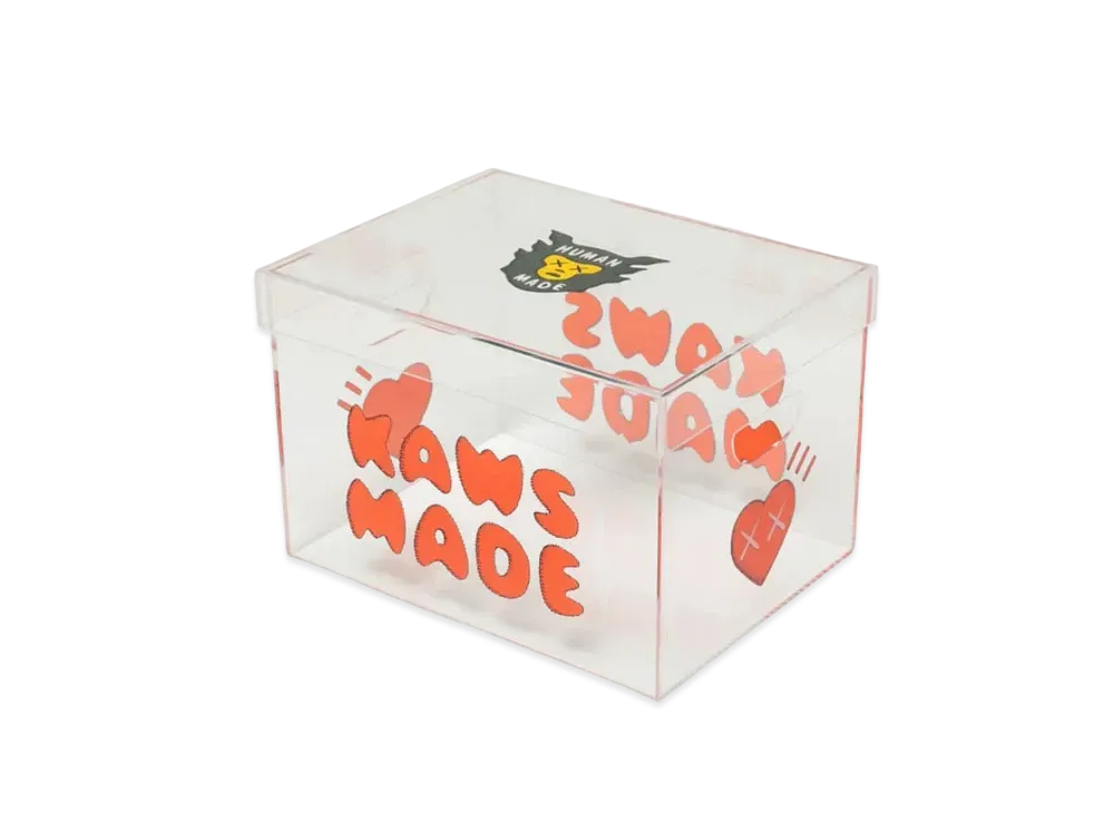 HUMAN MADE x KAWS ACRYLIC FILE BOX "Clear"