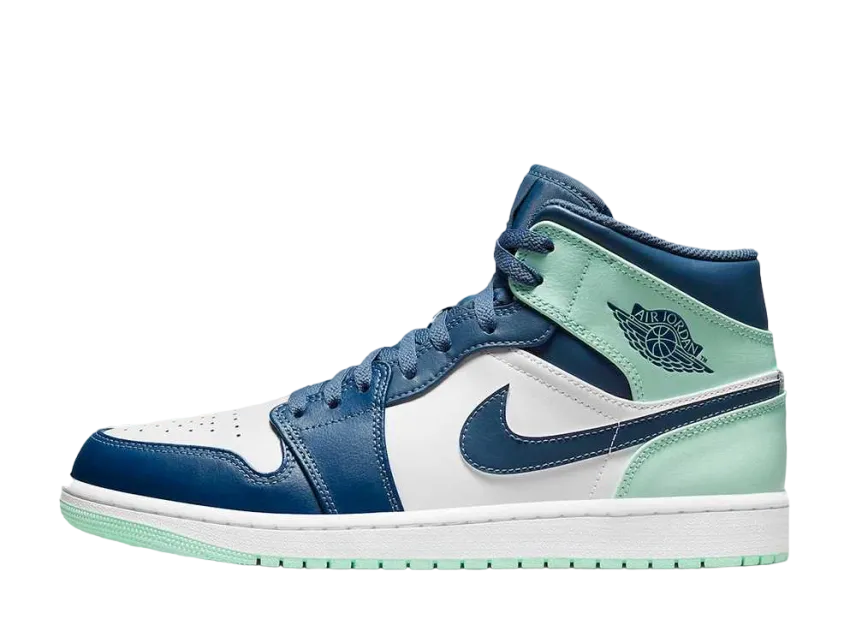 Air Jordan スニーカー ホワイト/ブラック/ミント Nike Air Jordan 1 Mid