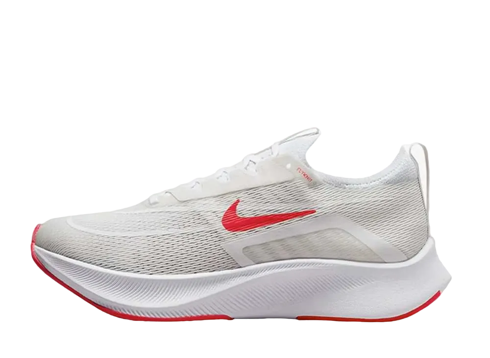 ナイキ ズームフライ4 "プラチナ ティント/ホワイト/サイレン レッド"