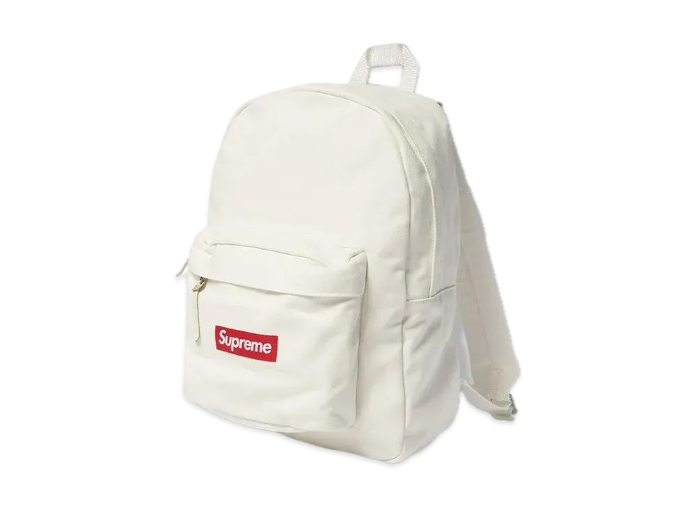 Supreme Canvas Backpack "White"