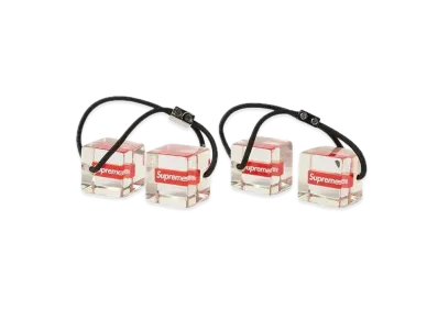 Supreme Hair Bobbles (Set of 2) "Red"