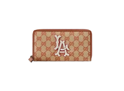 GUCCI x Los Angeles Dodgers GG Canvas Zip Around Wallet